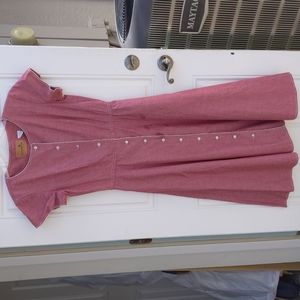 Liz Claiborne red button down dress size 10